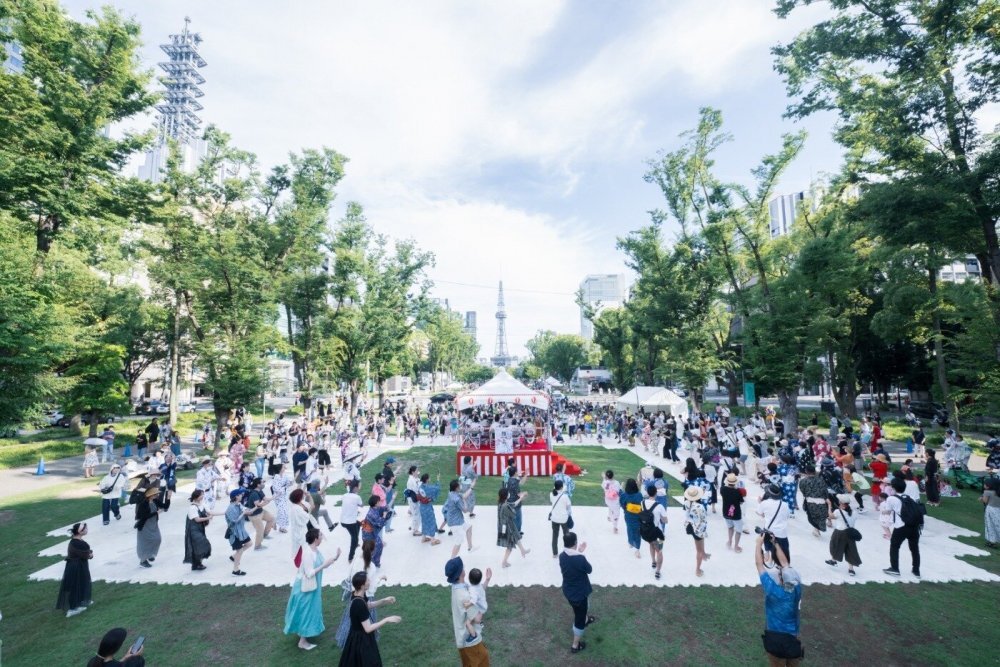 郡上ODORI in Hisaya-odori Park